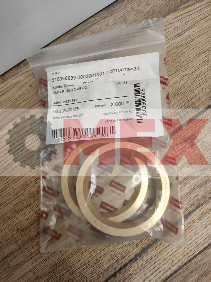 Pierścień 75x56x9 Terex TL80