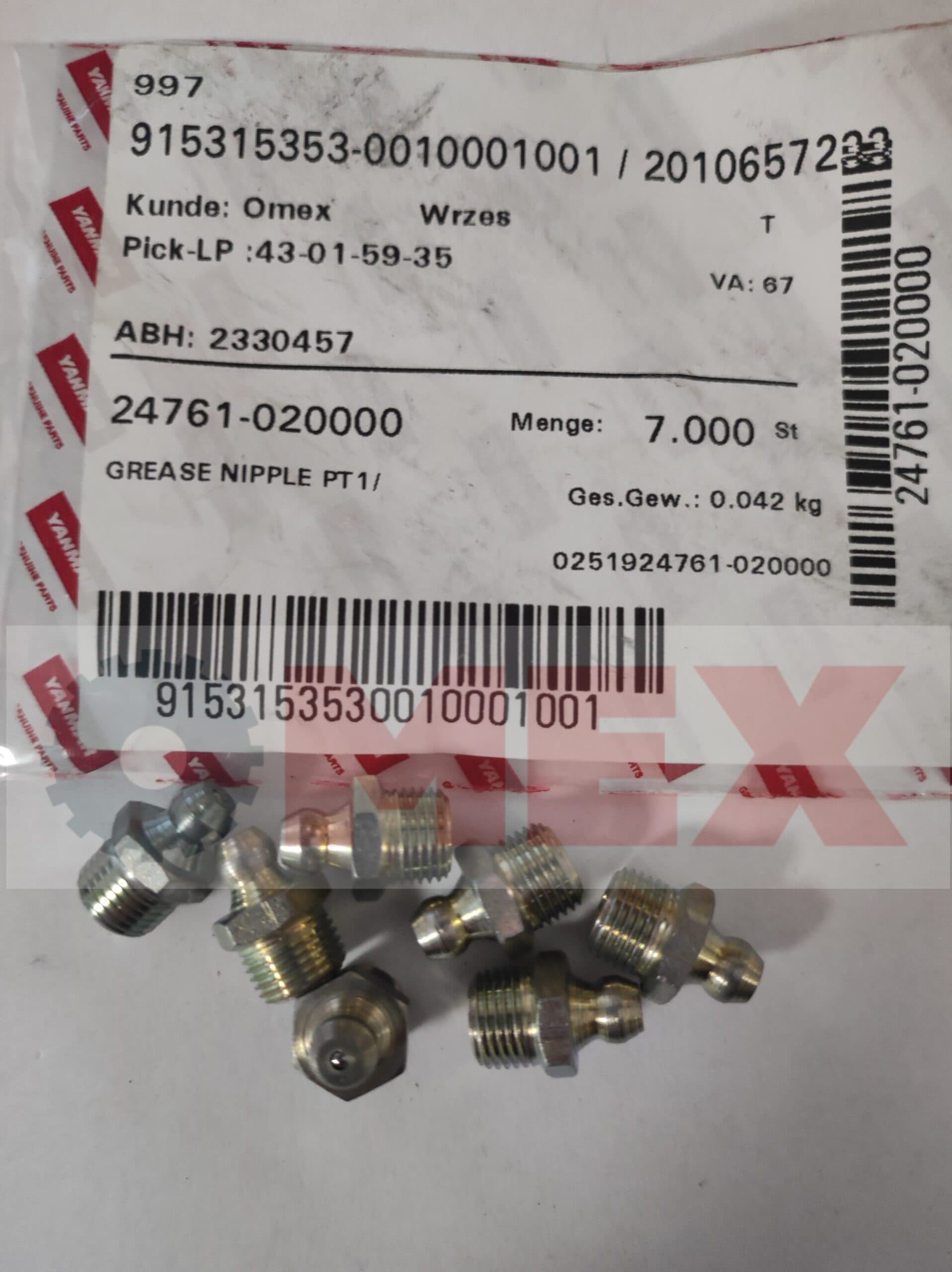 Kalamitka Yanmar SV26