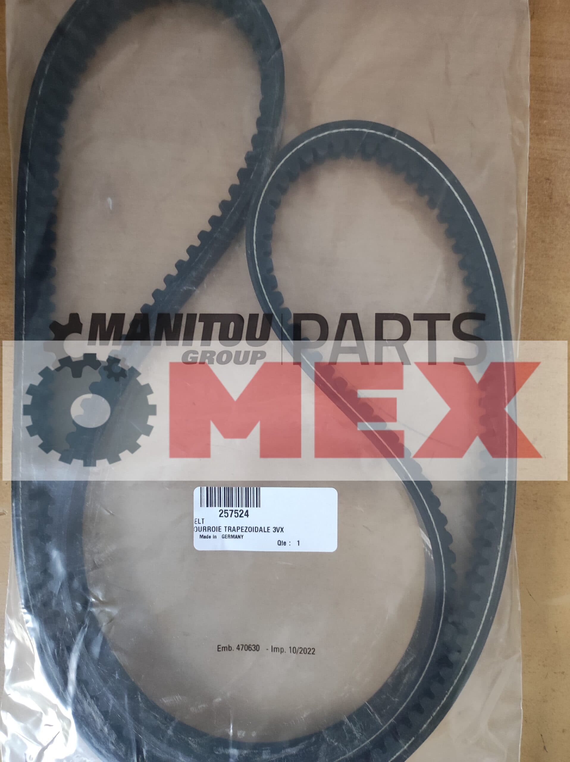 Pasek klinowy Manitou MLT 634