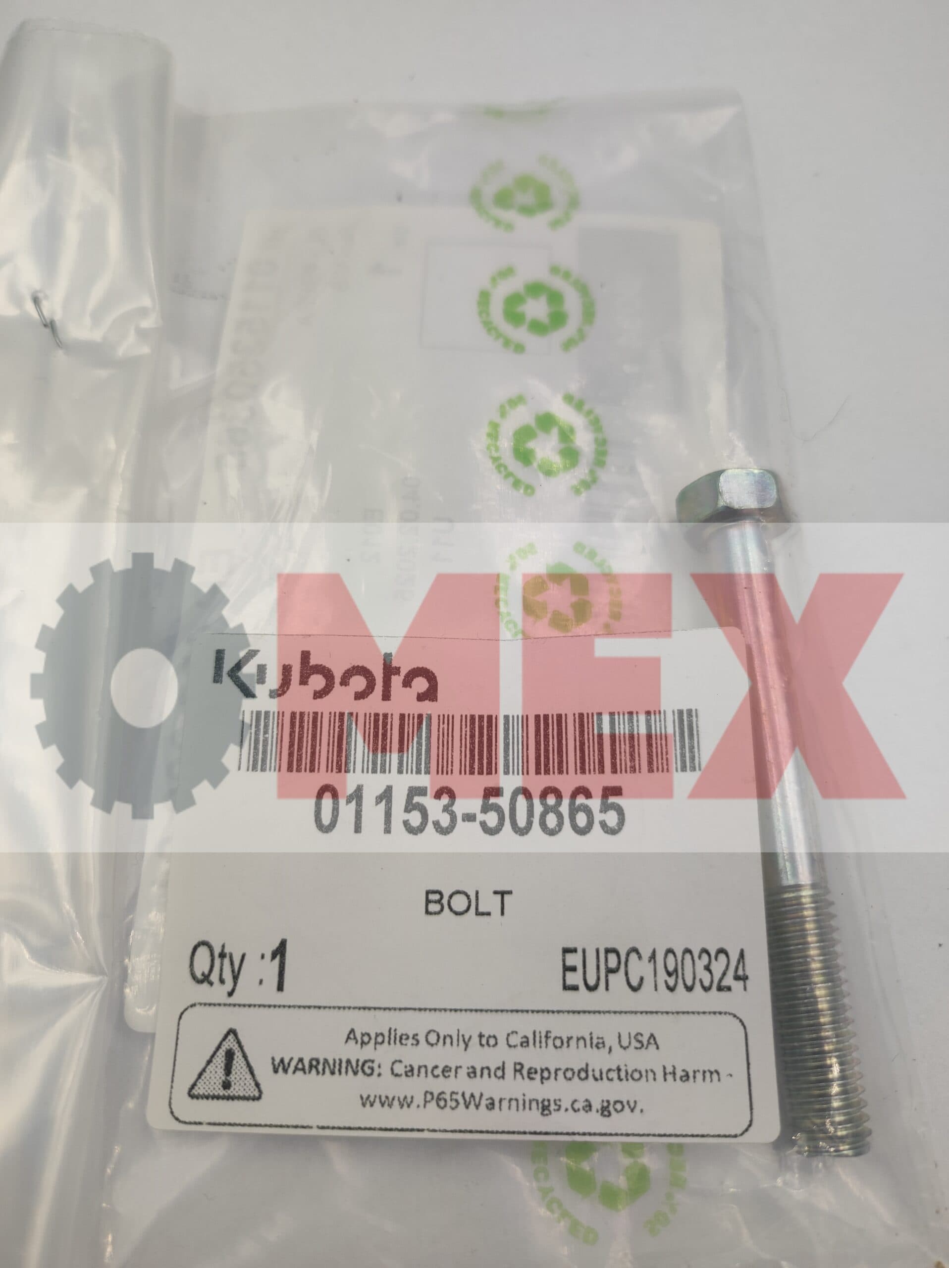 Śruba Kubota KX027-4