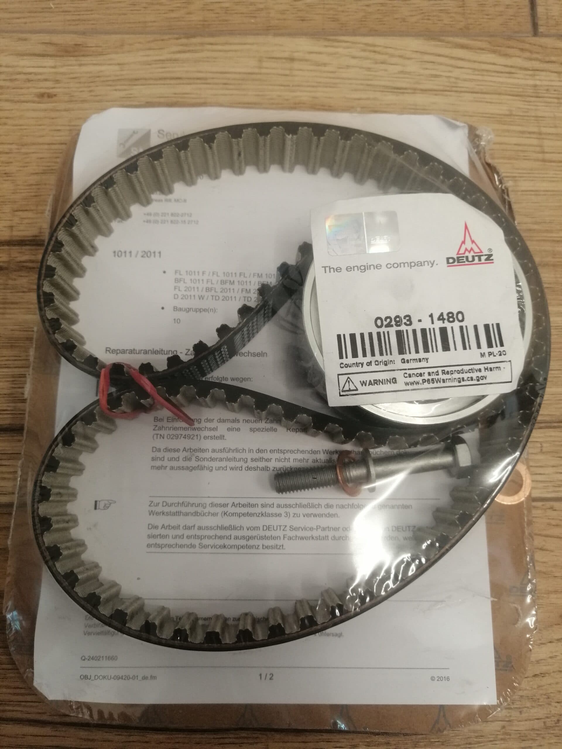 Zestaw rozrządu Deutz BF4M Kramer 850