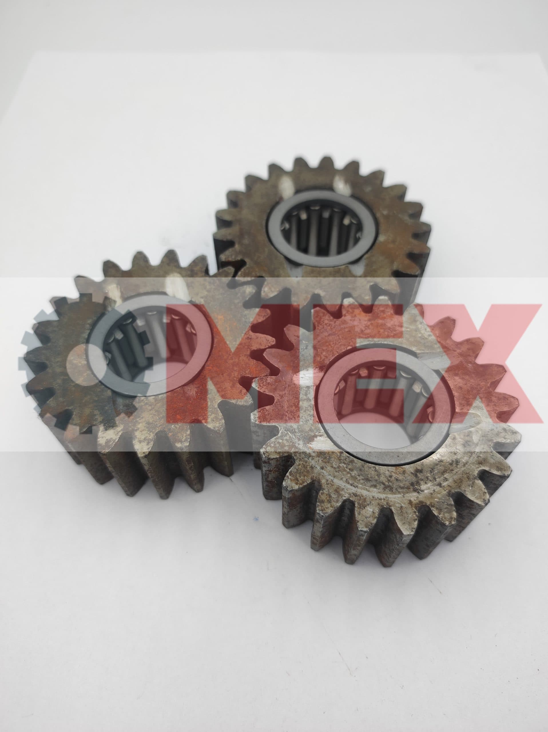 Koło zębate silnika jazdy Yanmar B12, B14, B17 zestaw 3 szt