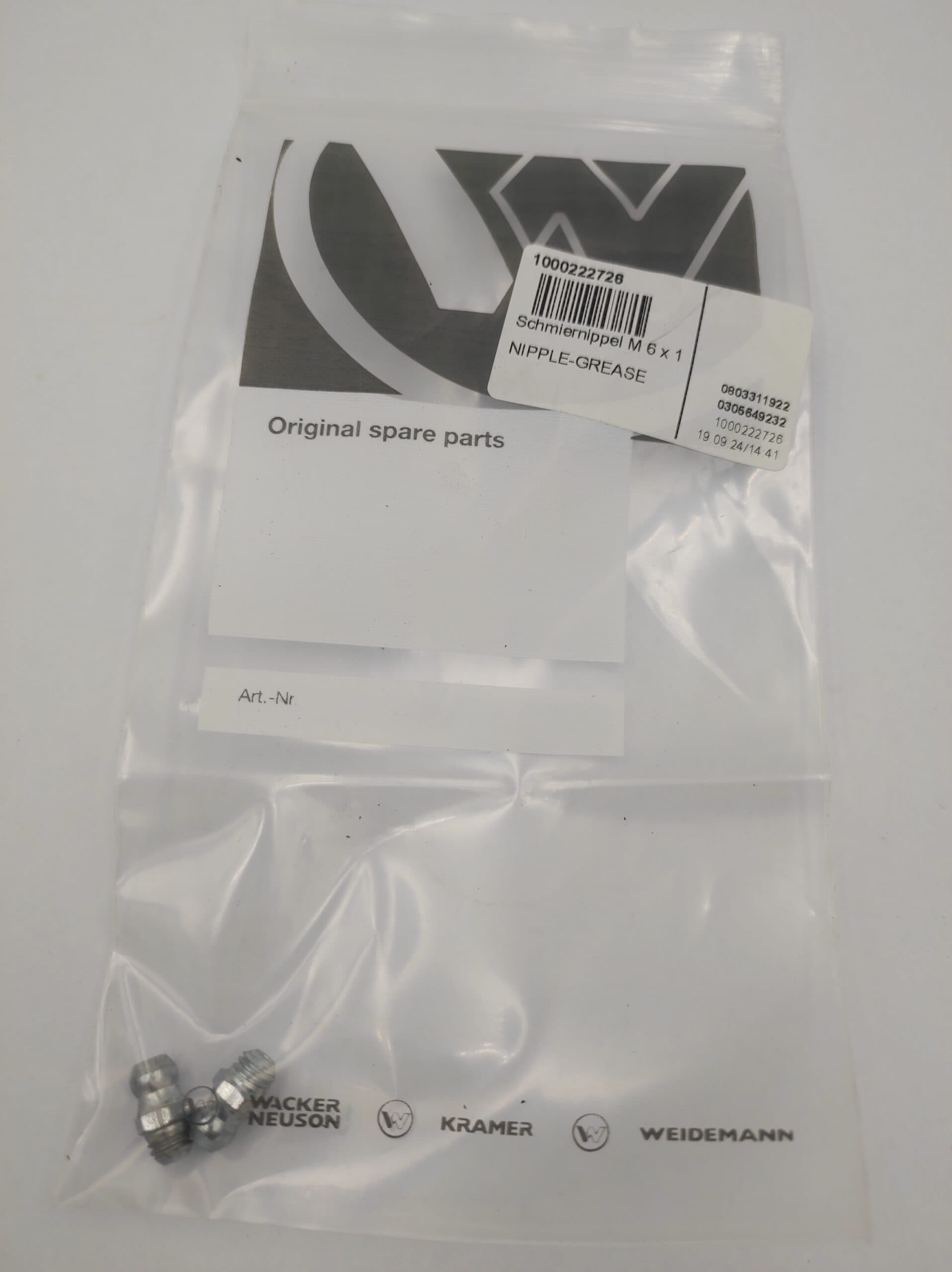 Smarowniczki Weidemann 1370 CX50