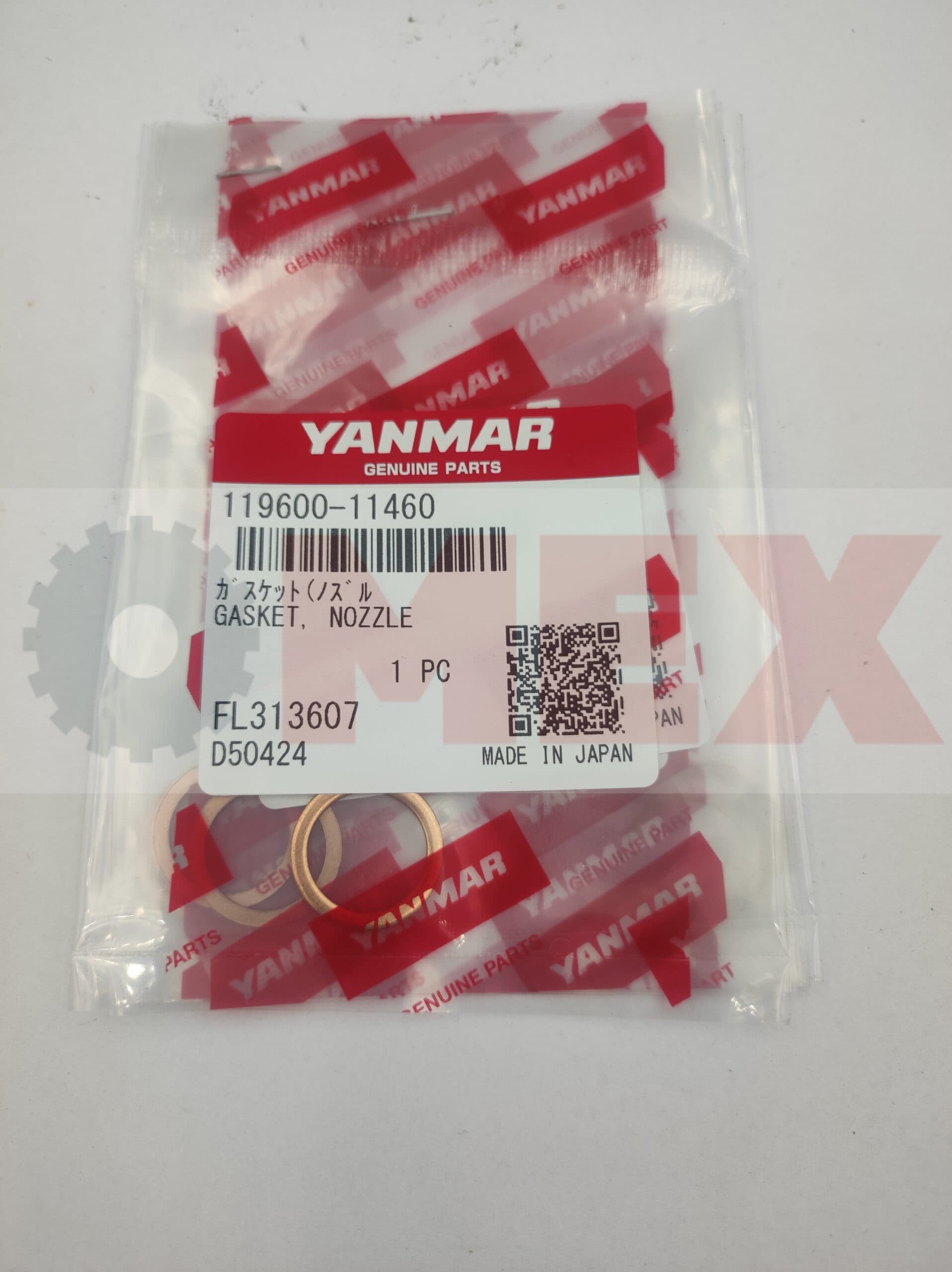 Uszczelnienie pod wtrysk Yanmar TK376N-B18581