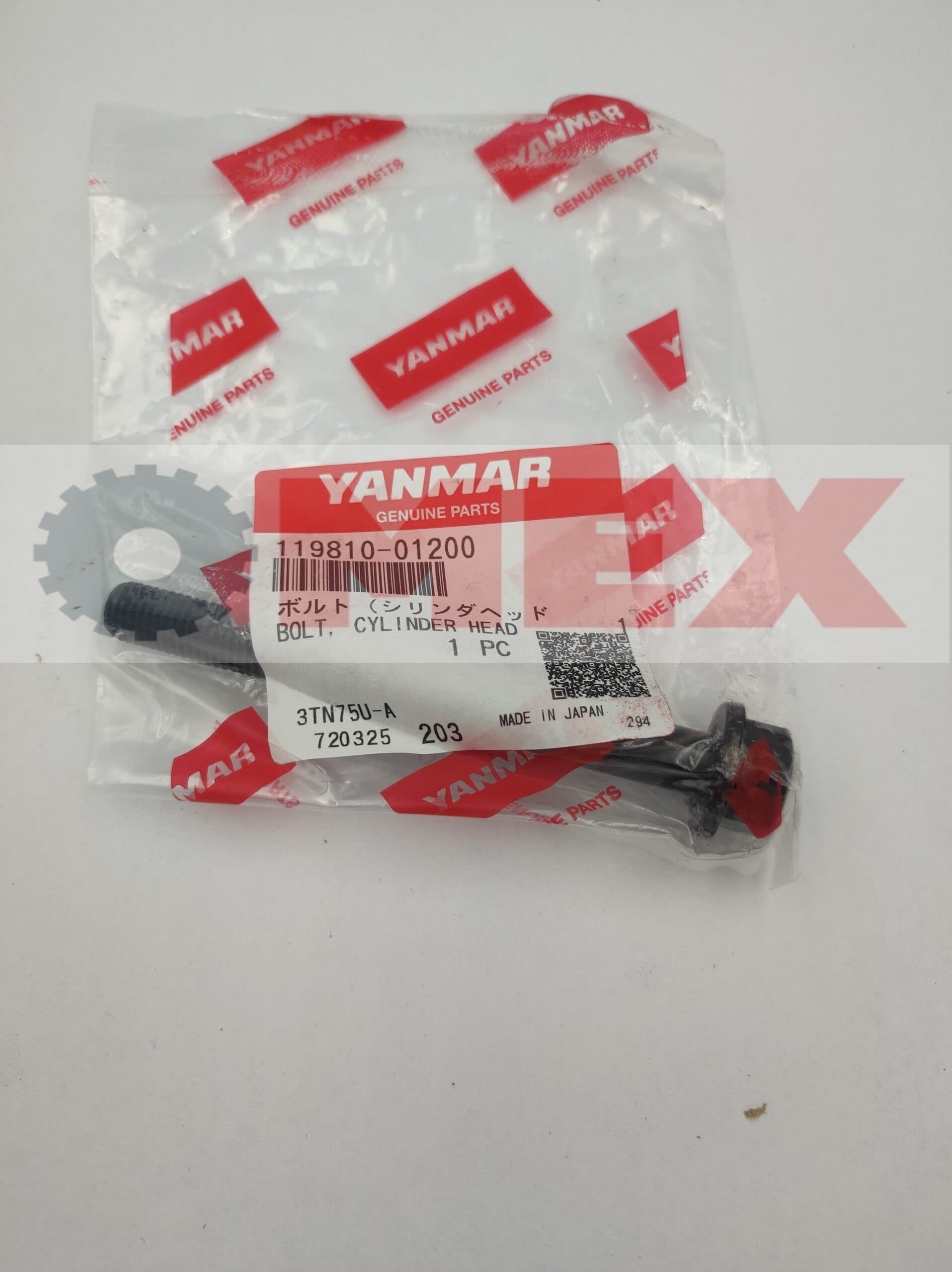 Yanmar 3TNV82A-D Motorkopfschraube