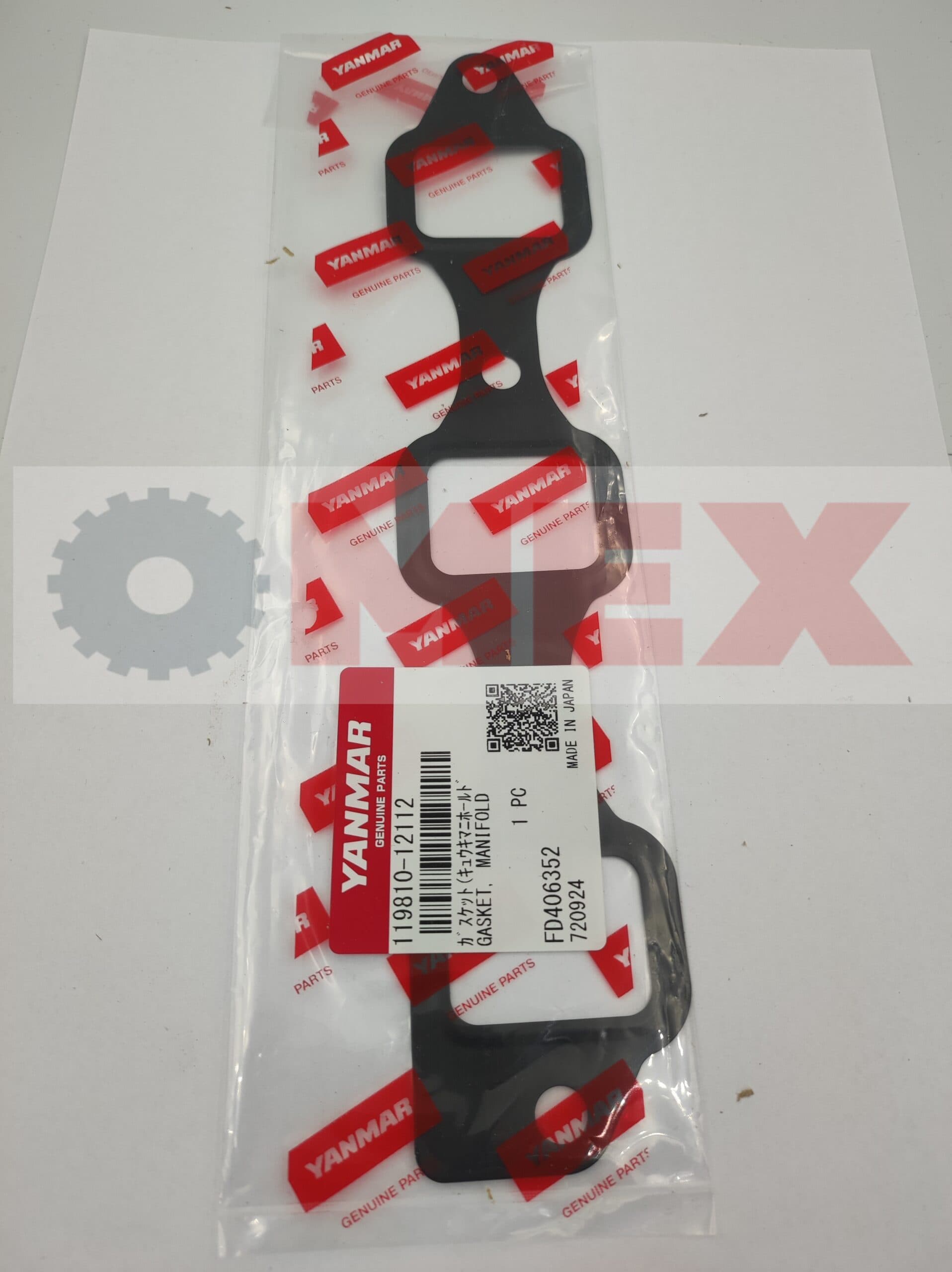 Uszczelka pod kolektor ssący Yanmar 3TNV82A-D