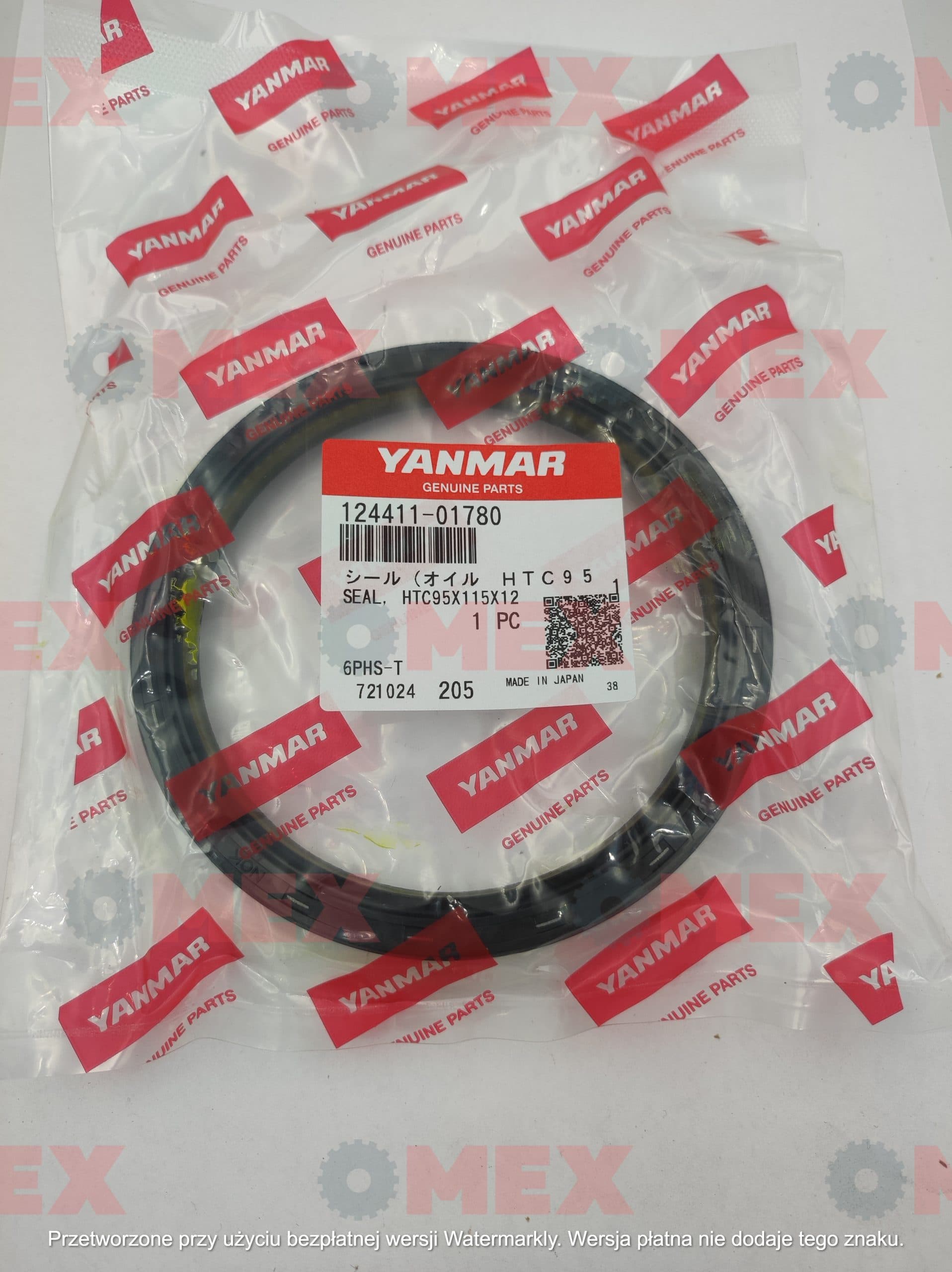 Uszczelniacz wału tył Yanmar 4TNV98