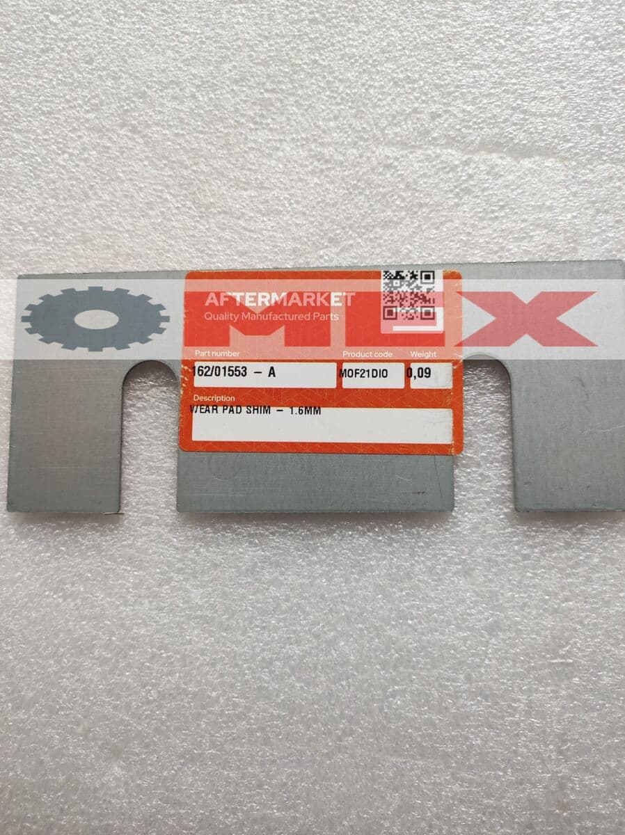 Podkładka pod ślizg 1,6 mm do JCB 541-70