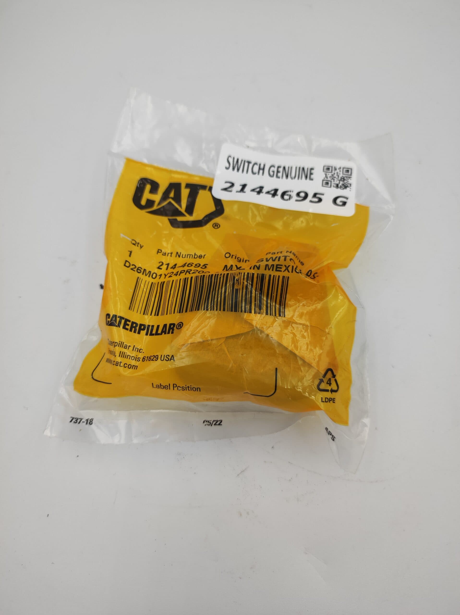 Przełącznik nawiewu powietrza CAT 432E