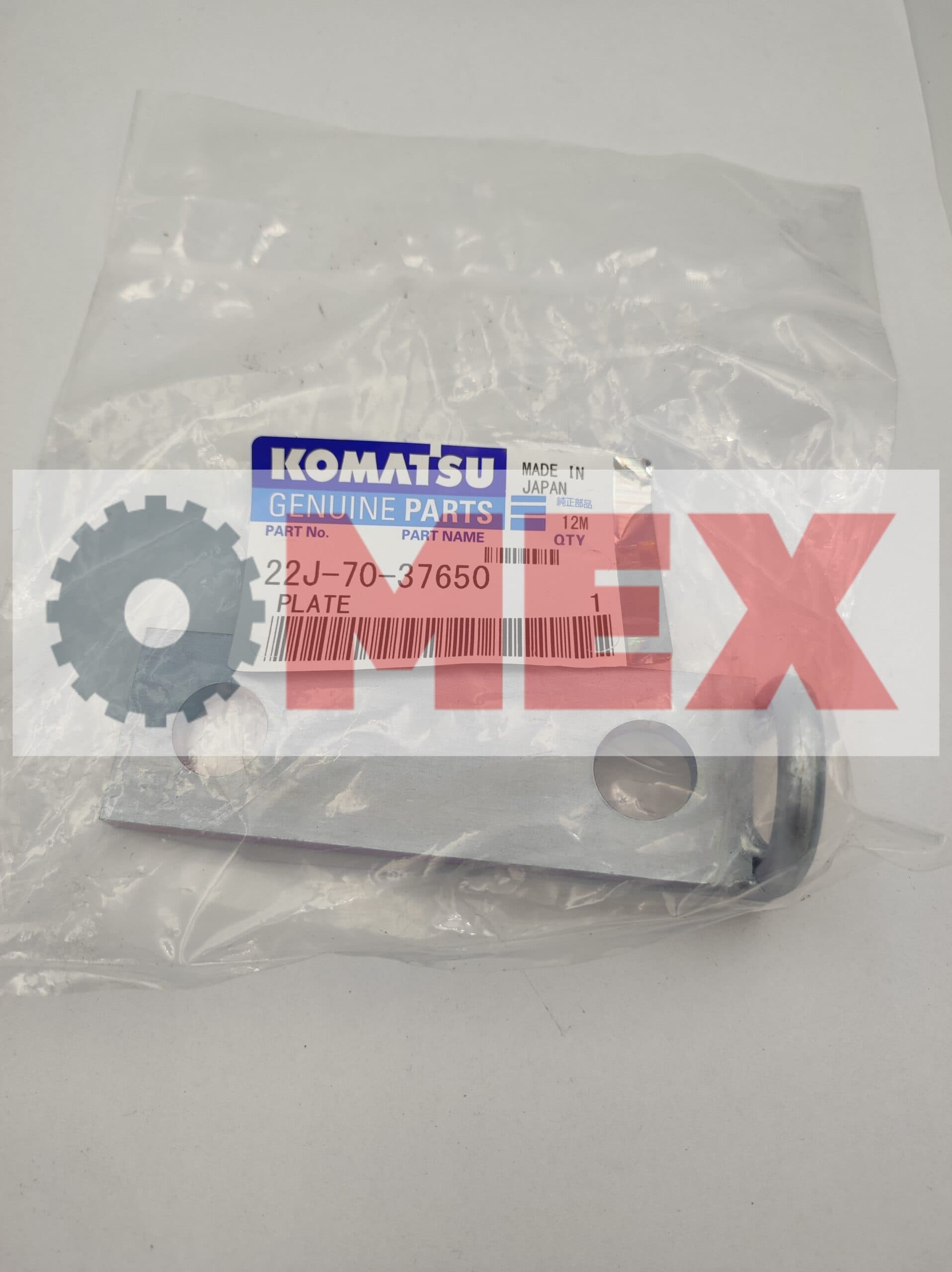 Zabezpieczenie sworznia pionowego konika Komatsu PC16R-3HS