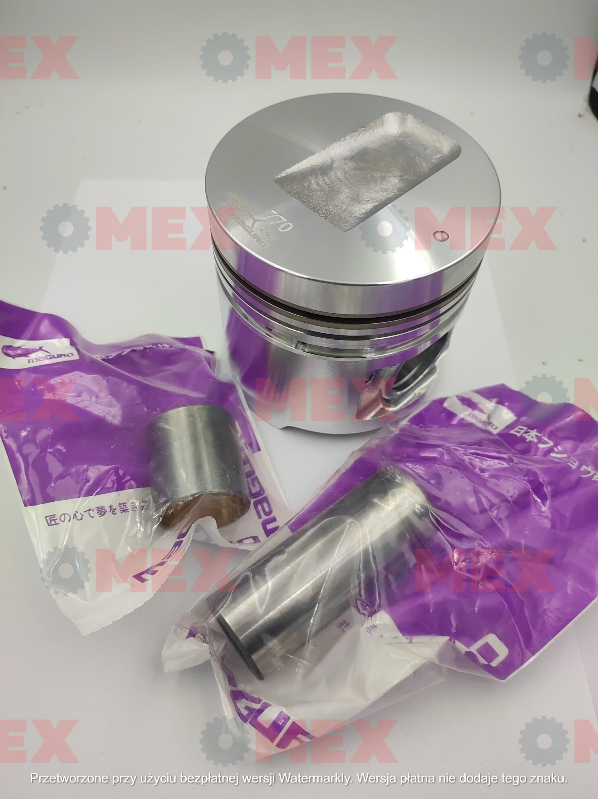 Zestaw naprawczy silnika – komplet tłoków + tuleje CAT 906