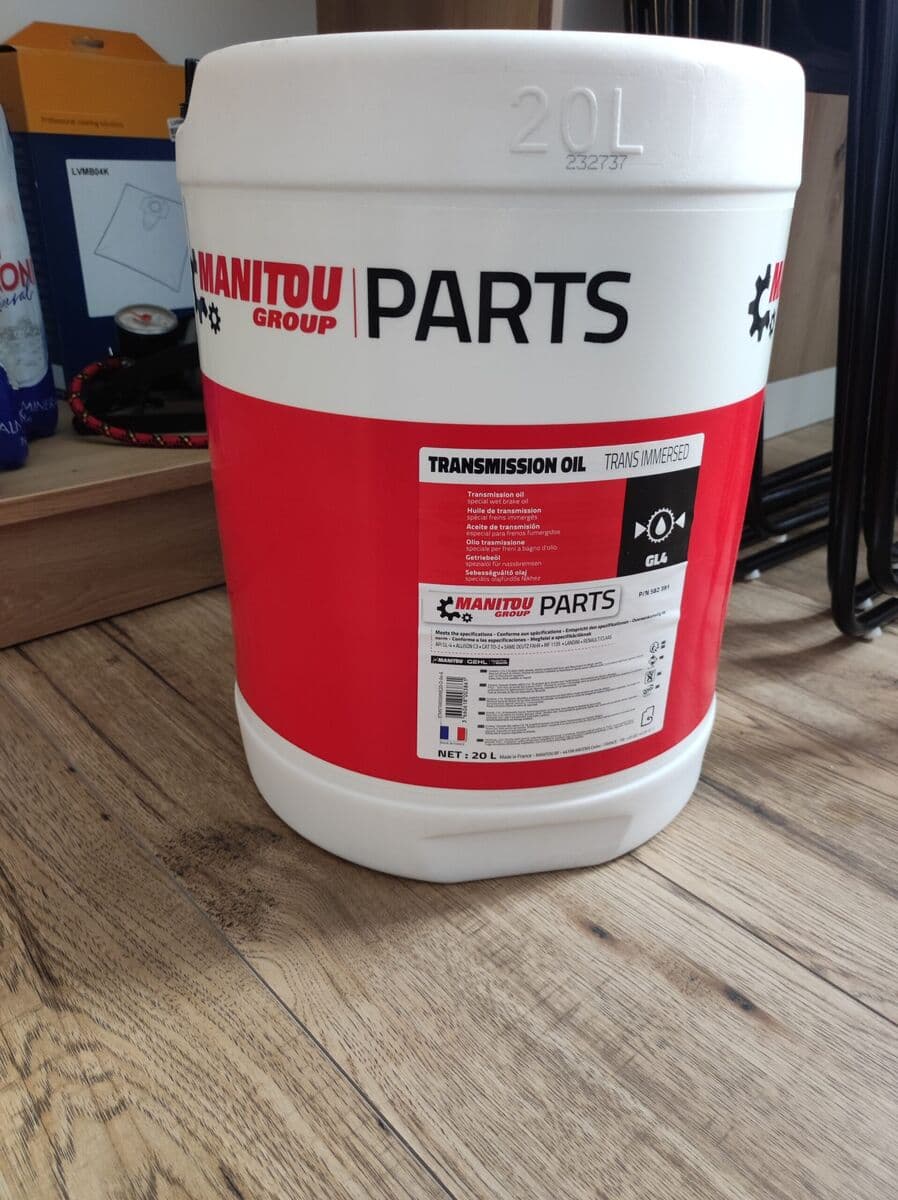 Olej do mostu z hamulcami 20L, Manitou MLT 634