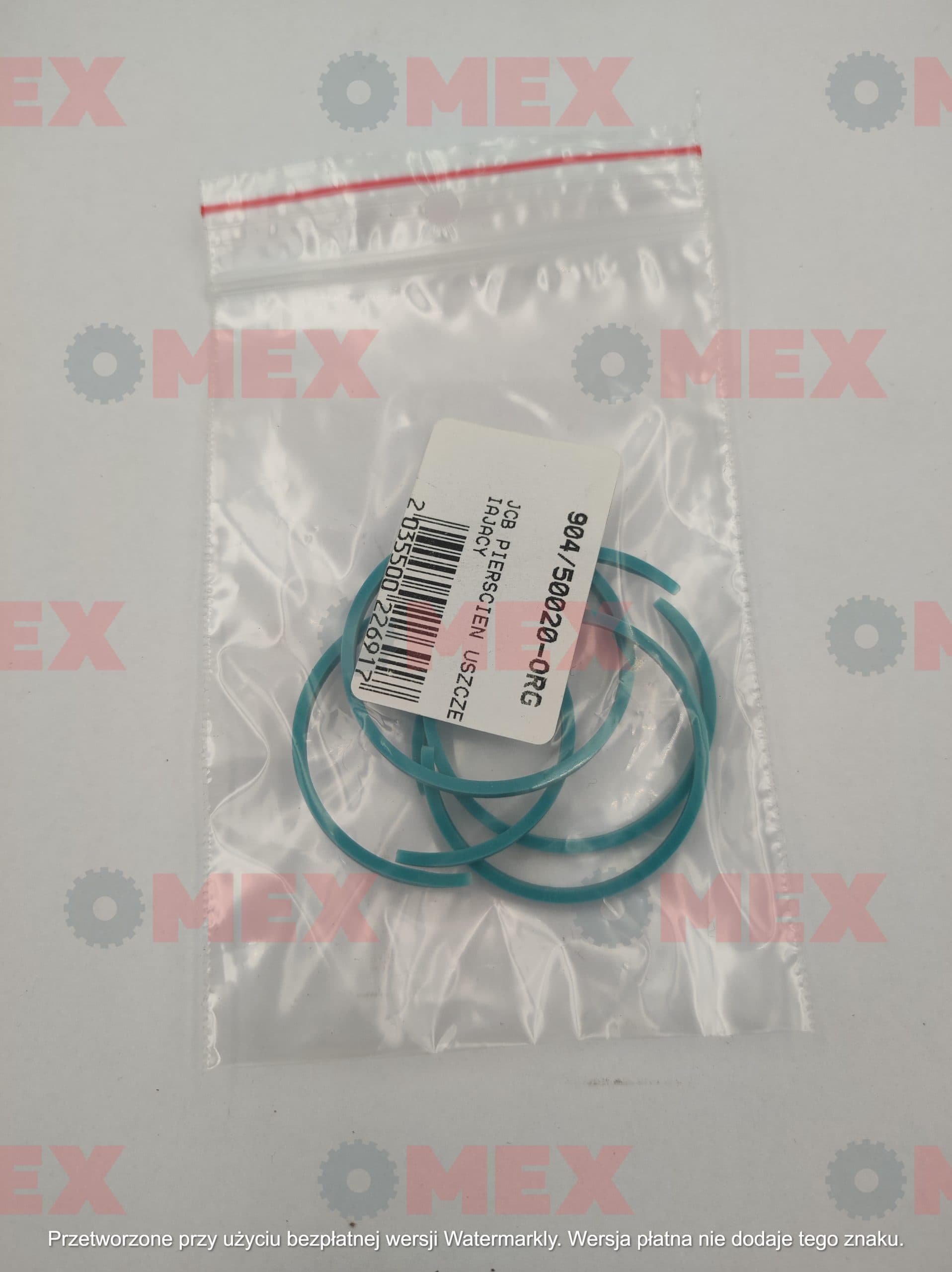 Pierścień uszczelniający na kosz skrzyni JCB 528