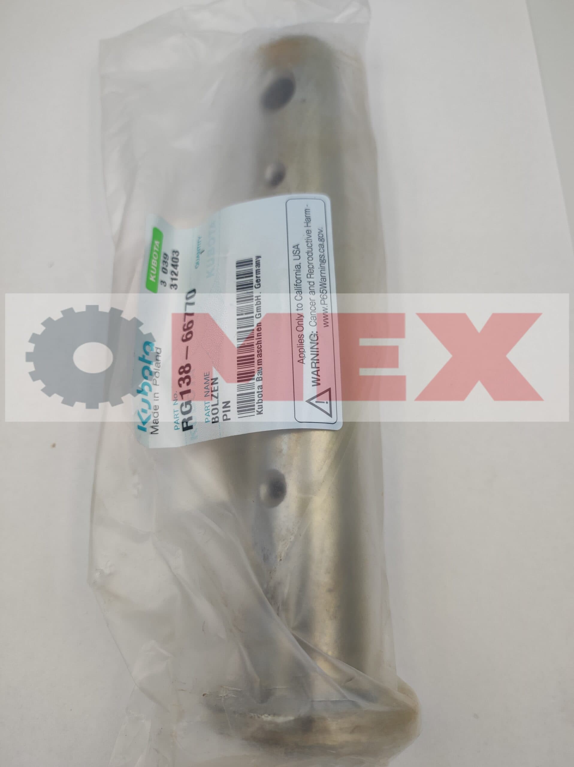 Sworzeń łącznika łyżki Kubota KX41-3S