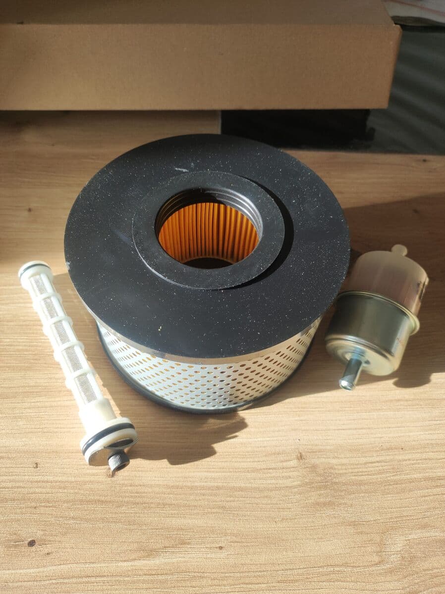 Zestaw filtrów na maszynę Weber CR 7