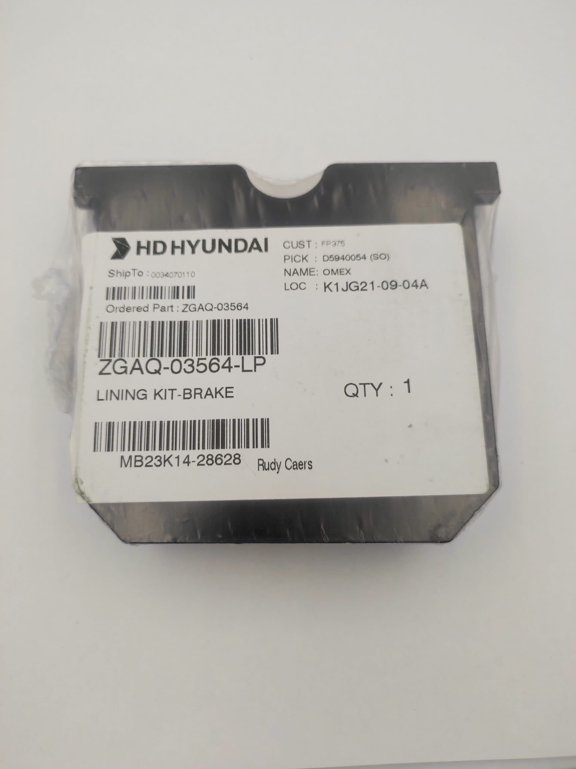 Klocki hamulcowe Hyundai HL760-9