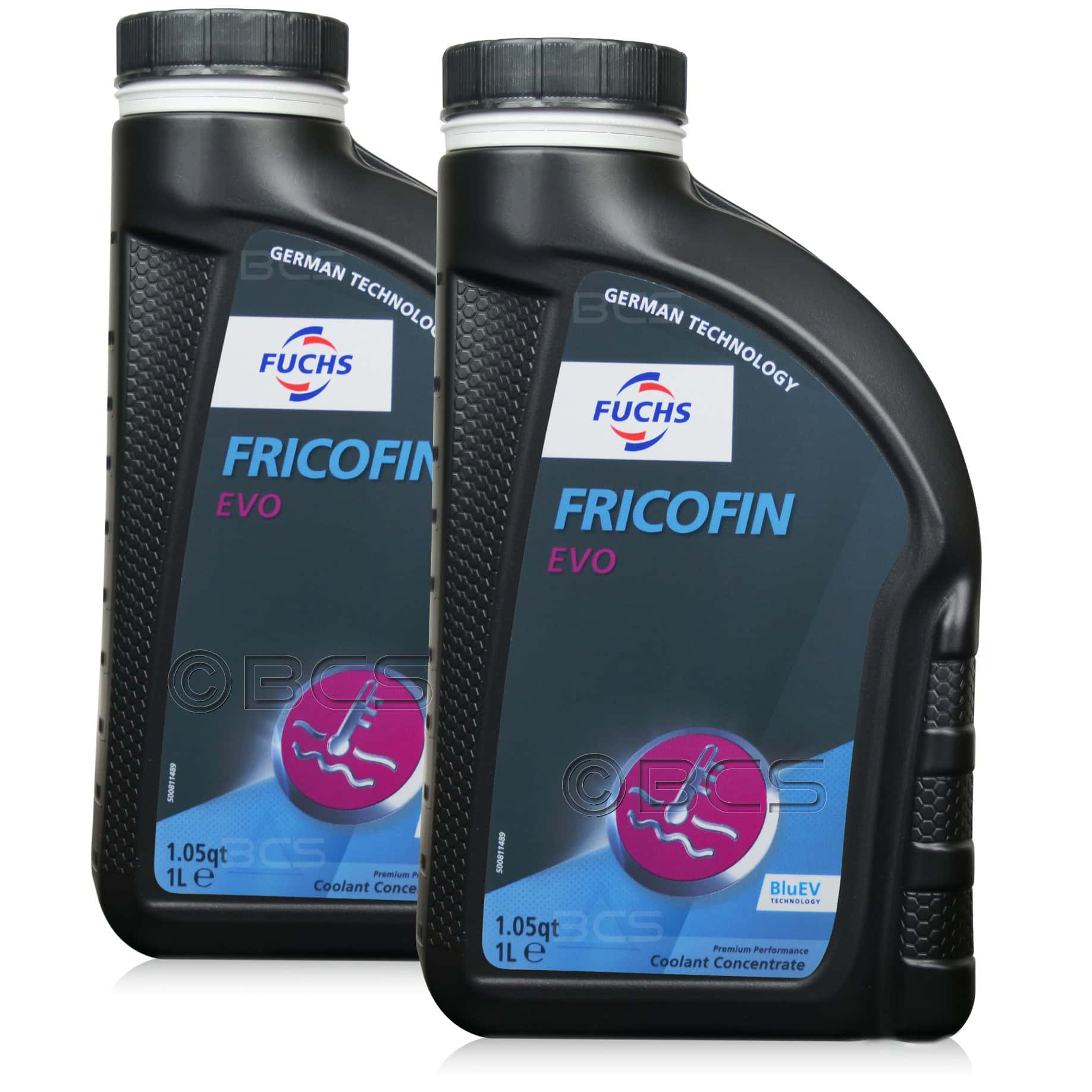 2 litry FUCHS FRICOFIN EVO (KONCENTRAT) VW G12EVO - płyn do chłodnic / płyn chłodniczy - ZESTAW - TANIEJ