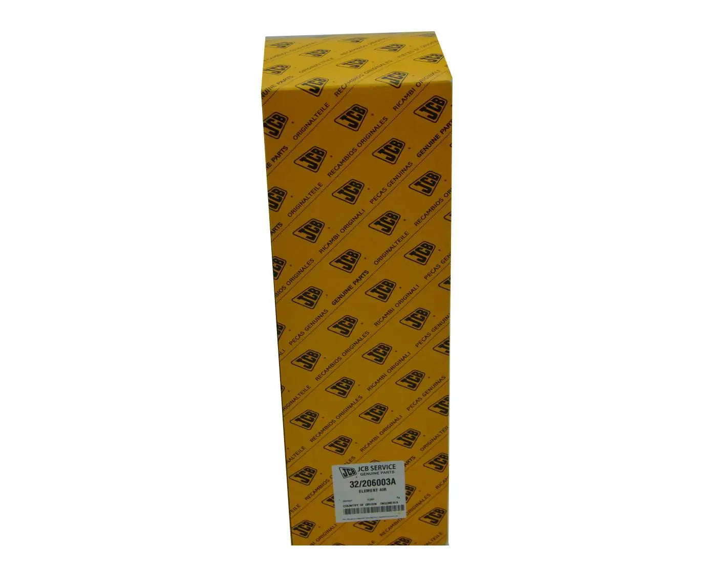 JCB - Filtr Powietrza Pomocniczy Powietrze Koparka 32/206003A Oryginał