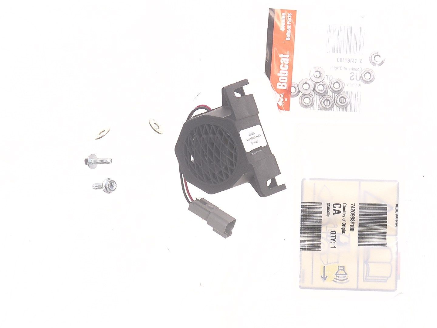 BOBCAT - ZESTAW ALARMU COFANIA, 7422981 do modeli Bobcat L65 L75 L85