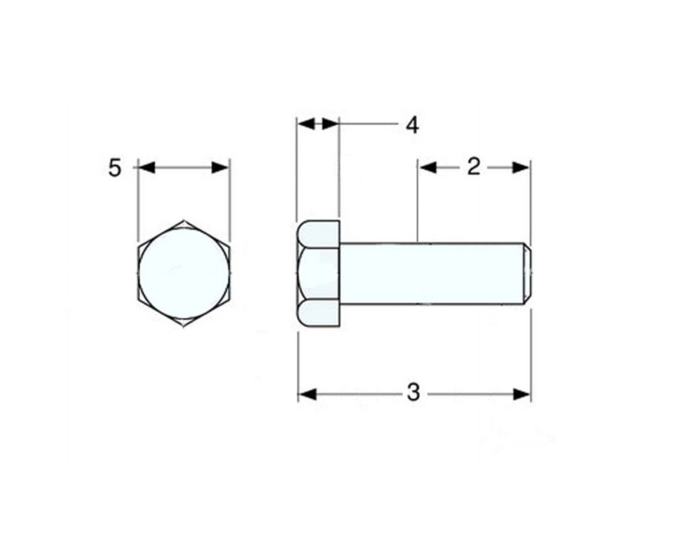 CAT - Hex Head Bolt