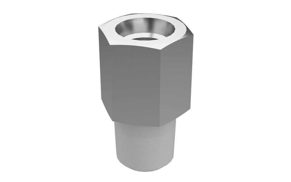 CAT - 1/4-18 NPTF Hex Head Straight Adapter