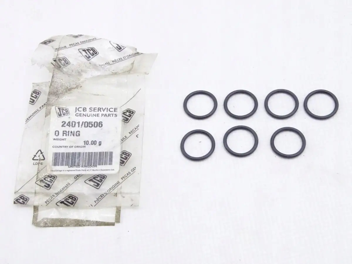 JCB Oring Koparka Ładowarka Części Zamienne 2401/0506 Oryginał