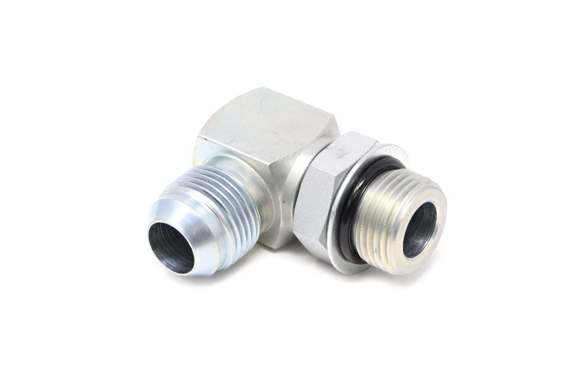 Kolanko, 0,75 cala OD x 1,0625-12 Gwint, 90 stopni hydrauliczny gwint prosty, 17K8
