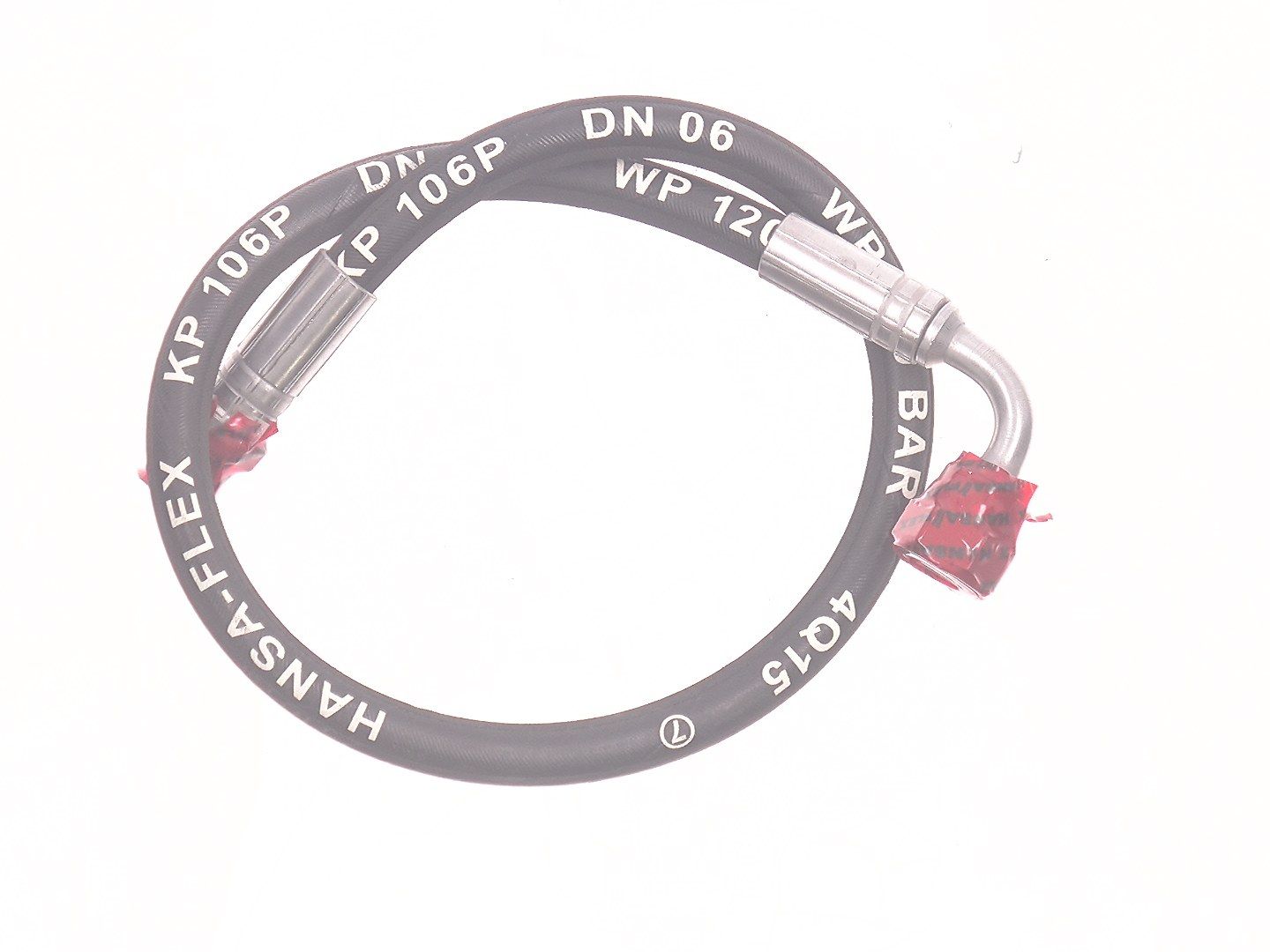 Zespół węża hydraulicznego, 9/16 cala (6,4 mm), TJ90 MJ 9/16, L600, 6908672