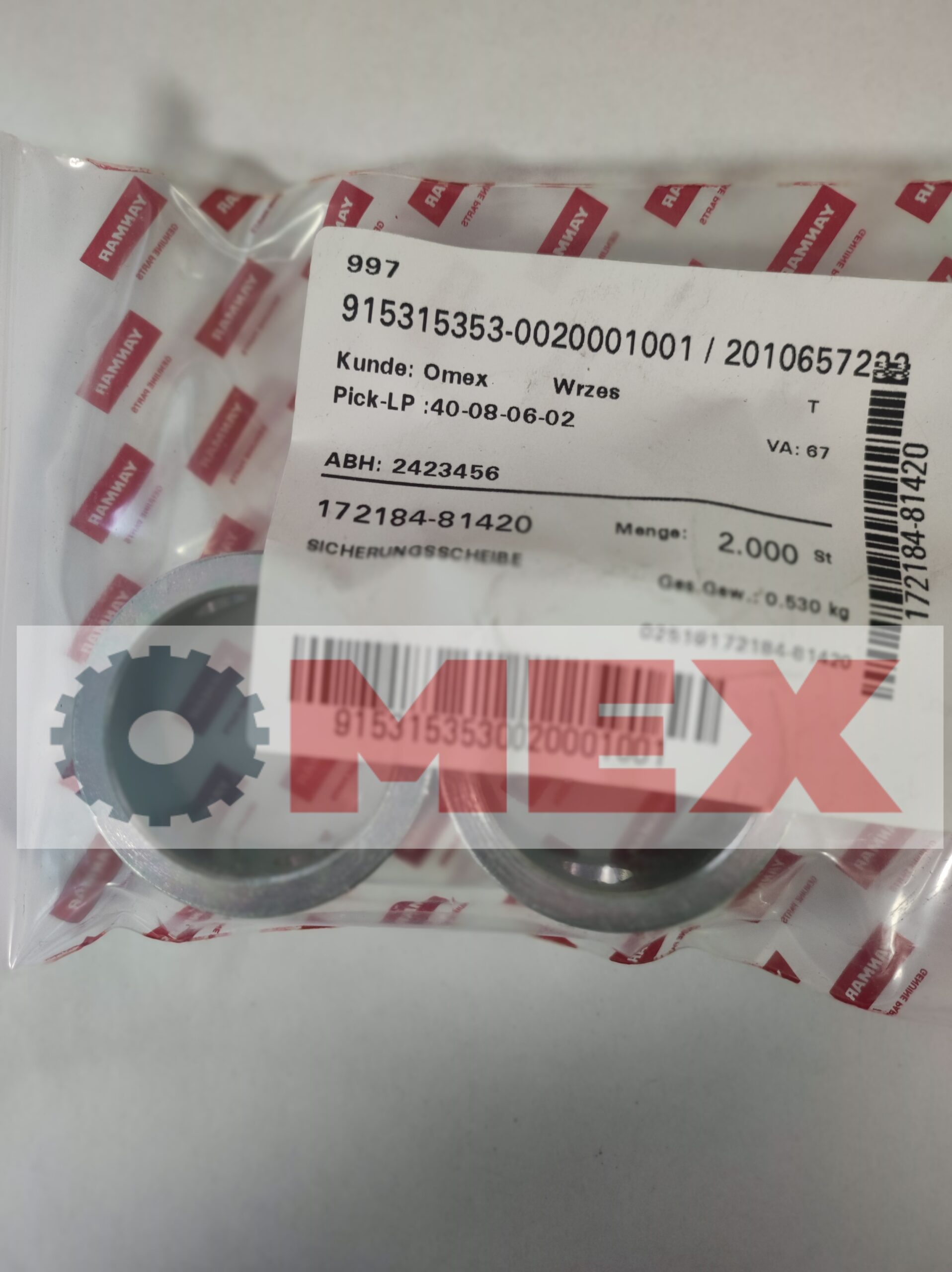 Yanmar SV26 pin lock