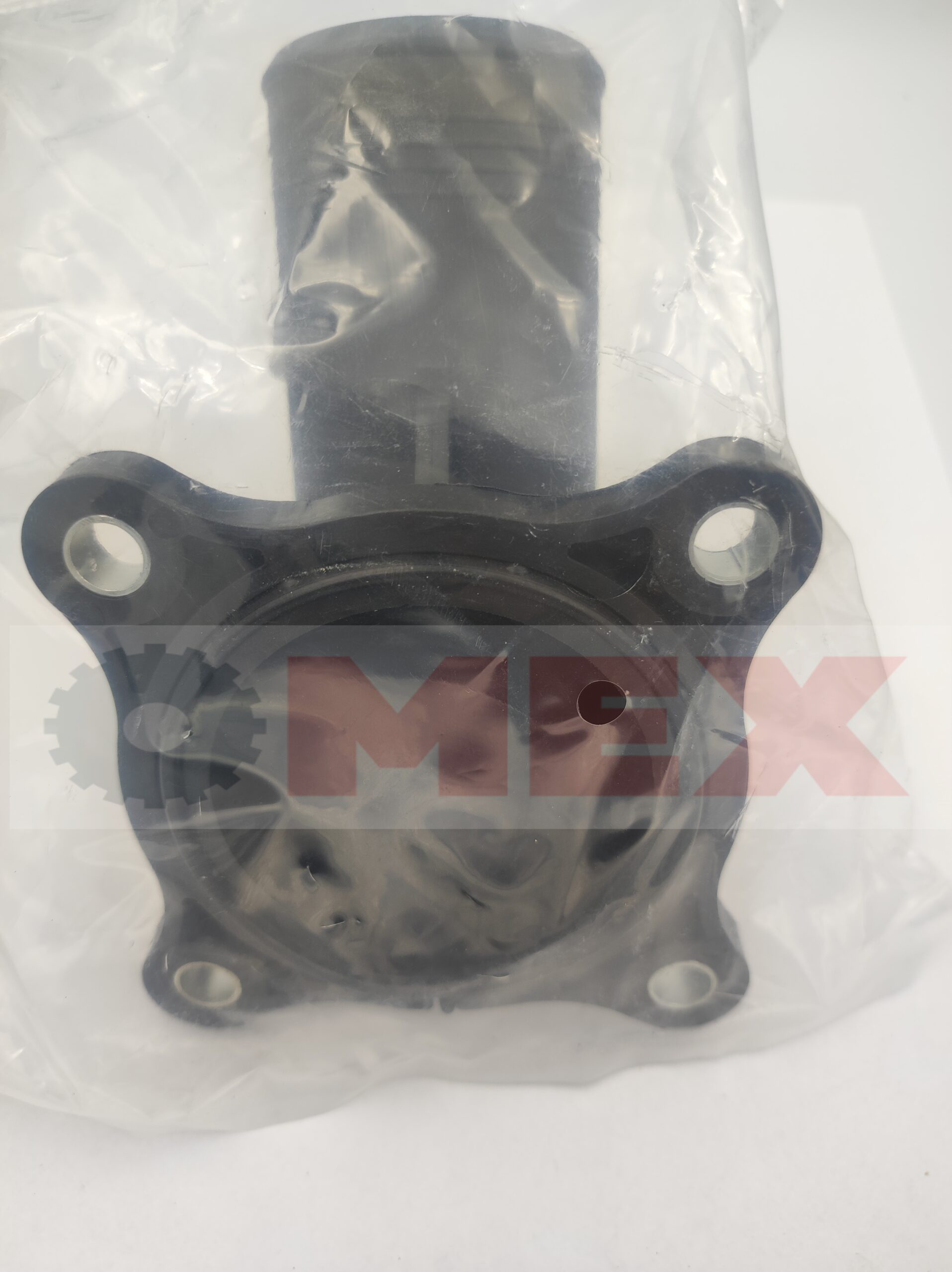 Angle connector for the JCB 3CX engine coolant filler