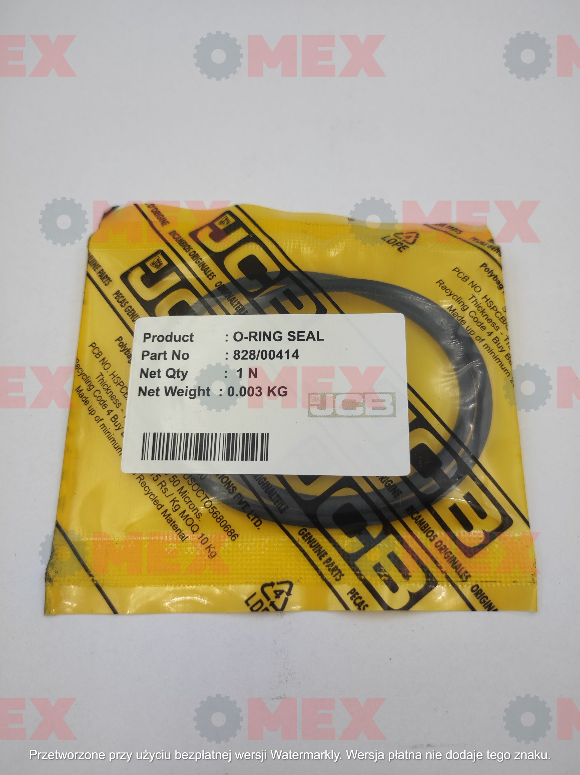 Oring tłoka kosza sprzęgłowego JCB 528