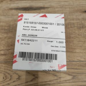 5411642211 Filtr oleju silnikowego Yanmar B95W